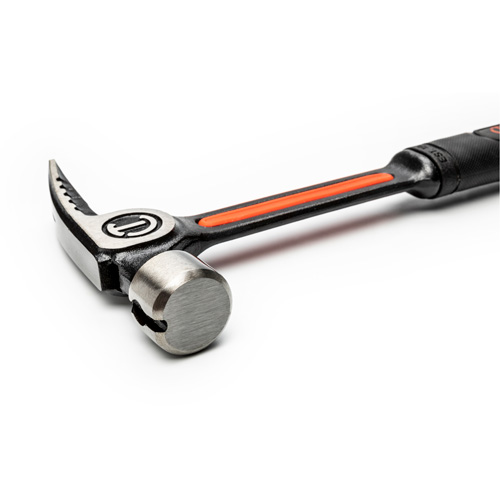 Smooth-Face Framing Hammer, 22 oz., Solid Steel Handle, 16" L Fastek