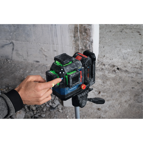 360 Connected Green-Beam Three-Plane Leveling and Alignment Laser Fastek