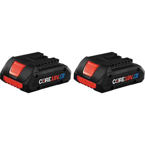 Batteries CORE18V &agrave; puissance avanc&eacute;e, Lithium-ion, 18 V, 4 A Fastek
