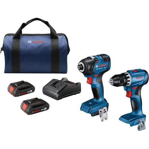 2-Tool Combo Kit, Lithium-Ion, 18 V Fastek