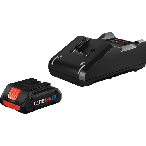Trousse de d&eacute;part avec batterie et chargeur Advanced Power CORE18V 4 Ah, 18 V, Lithium-ion Fastek