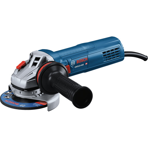 Ergonomic Angle Grinder, 4-1/2", 120 V, 10 A, 11000 RPM Fastek