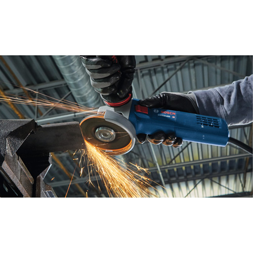 Ergonomic Angle Grinder, 4-1/2", 120 V, 10 A, 11000 RPM Fastek