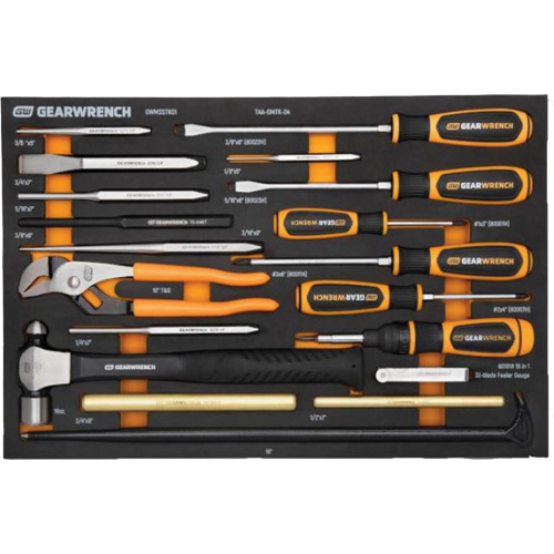 Striking Tools & Screwdriver Set in Foam Storage Tray Fastek