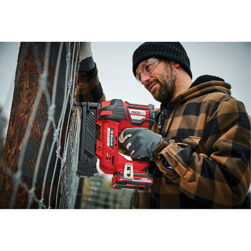 18V Cordless Narrow Crown Stapler (Tool Only), 1/4" Staples Fastek