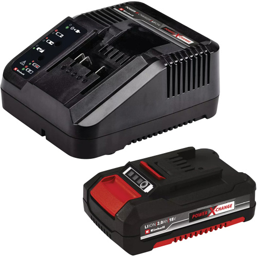 Cordless Drill/Driver Kit, Lithium-Ion, 18 V, 3/8" Chuck, 310 in-lbs Torque Fastek