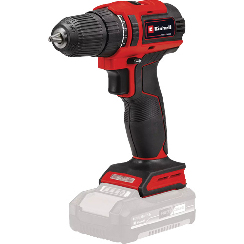Cordless Drill/Driver (Tool Only), Lithium-Ion, 18 V, 3/8" Chuck, 354 in-lbs Torque Fastek