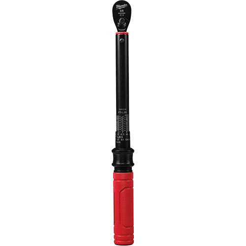 Torque Wrench, Click, 3/8" Square Drive, 20 - 100 in-lbs/27.1 - 135.6 N.m Fastek