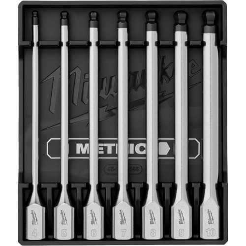 Long Metric Bit Socket Set, Hex Ball, 3/8" Drive, 7 Pcs Fastek