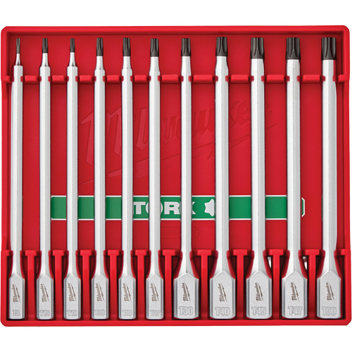Long Bit Socket Set, Torx&reg;, 1/4"/3/8" Drive, 11 Pcs Fastek