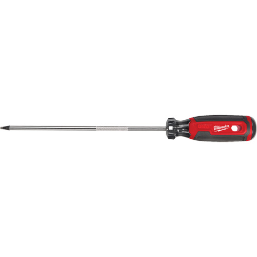Square Screwdriver, #2 Tip, 12-7/10" L, Cushion Grip Handle Fastek