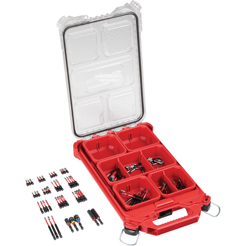 100-Piece PACKOUT SHOCKWAVE Impact-Duty Driver Bit  Set Fastek