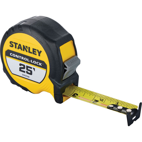 CONTROL-LOCK Tape Measure, 25 mm x 25', Imperial Graduations Fastek