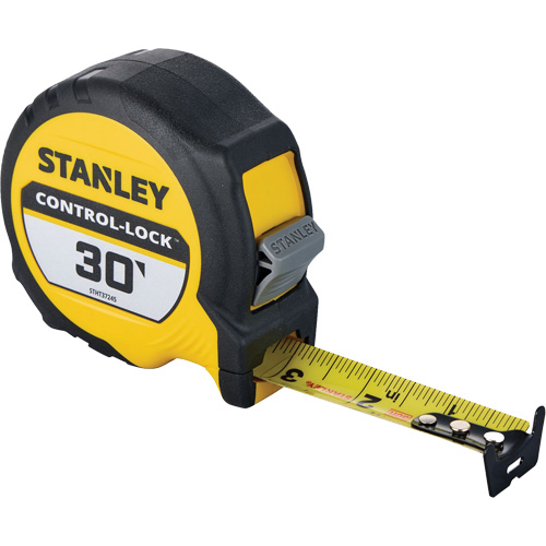 CONTROL-LOCK Tape Measure, 25 mm x 30', Imperial Graduations Fastek