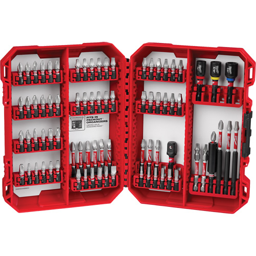 80-Piece SHOCKWAVE Impact Duty Driver Bit Set Fastek