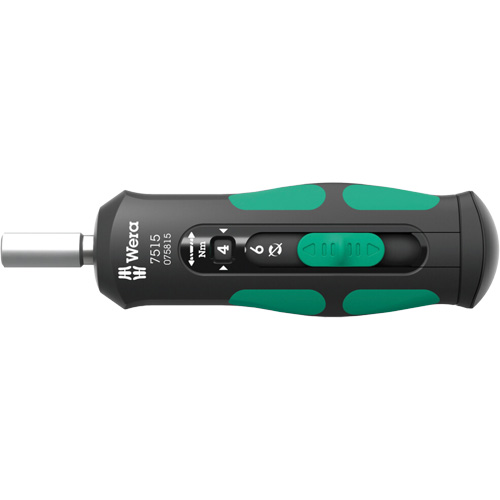 Kraftform Safe-Torque Speed Torque Screwdriver, 2 - 6 Nm Torque Range, 5-4/5" Length Fastek