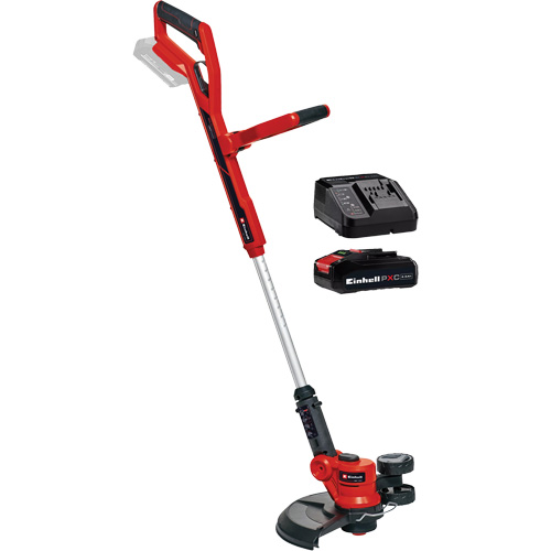 Cordless Telescopic String Trimmer with 2.5Ah Battery & Charger Starter Kit, 12", Battery Powered, 18 V Fastek