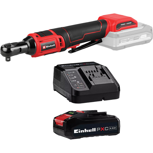 Cordless Ratchet with 2.5Ah PXC Battery & Charger Starter Kit Fastek