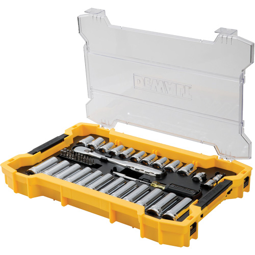 3/8" & 1/2" Mechanic's Tool Set with TOUGHSYSTEM&reg; 2.0 Tray & Lid Fastek