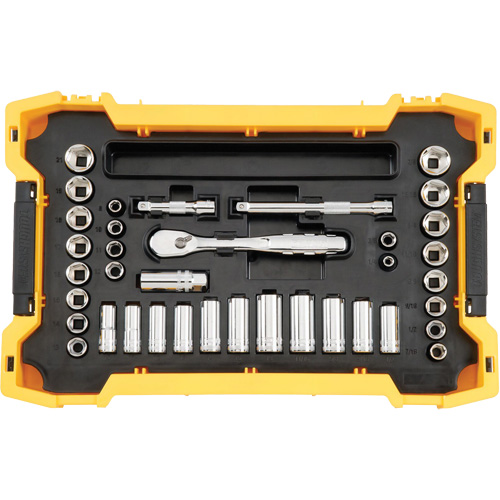 3/8" & 1/2" Mechanic's Tool Set with TOUGHSYSTEM&reg; 2.0 Tray & Lid Fastek