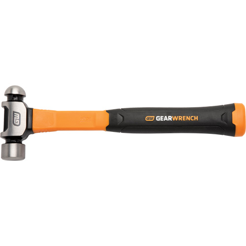 Ball Pein Hammer, 16 oz. Head Weight, Plain/Polished Face, Fibreglass Handle Fastek