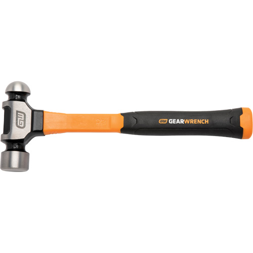 Ball Pein Hammer, 32 oz. Head Weight, Plain/Polished Face, Fibreglass Handle Fastek