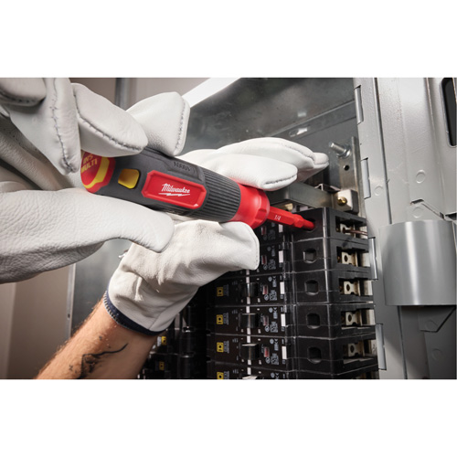 Tournevis &agrave; embouts interchangeables &agrave; tige articul&eacute;e isol&eacute; 1000 V, 2-en-1, 8-4/5" lo, Prise Coussin&eacute;e Fastek