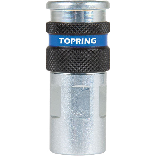 Raccord industriel rapide QUIKSILVER 2, Acier zingu&eacute;, 1/4", NPT femelle, 362 PSI Fastek