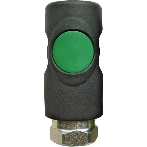 Raccord rapide TOPQUIK S1 Ultraflo 7,8 mm, Composite en polyester/Acier inoxydable, 1/4", NPT femelle, 174 PSI Fastek