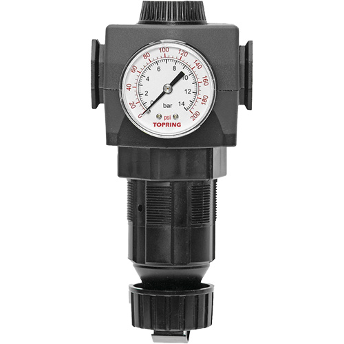 D&eacute;tendeur &agrave; diaphragme en zinc MODULAIR 400, 1/2" NPT, PSI max. de 300 psi, Canalisation/Modulaire Fastek