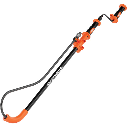 Steel Toilet Auger, Manual, 3' Cable Length, 1/2" Cable Diameter Fastek
