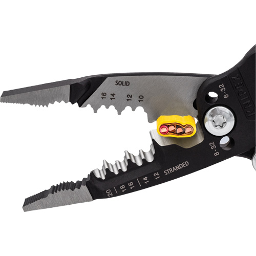 Pince &agrave; d&eacute;nuder forg&eacute;e, 8" lo, 10 - 20 AWG Fastek