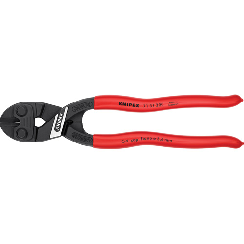 CoBolt&reg; High Leverage Compact Bolt Cutters with Notched Blade, 8" L, Center Cut Fastek