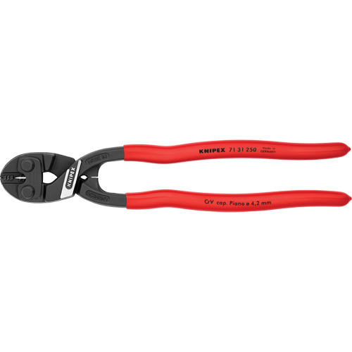 Coupe-boulons compact &agrave; levier d&eacute;multipli&eacute; CoBolt&reg; XL avec lame &agrave; encoche, 10" l, Coupe centrale Fastek