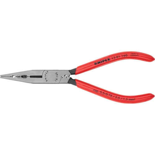 Pince d'&eacute;lectricien 4 en 1 avec fil m&eacute;trique, 6-1/4" lo Fastek