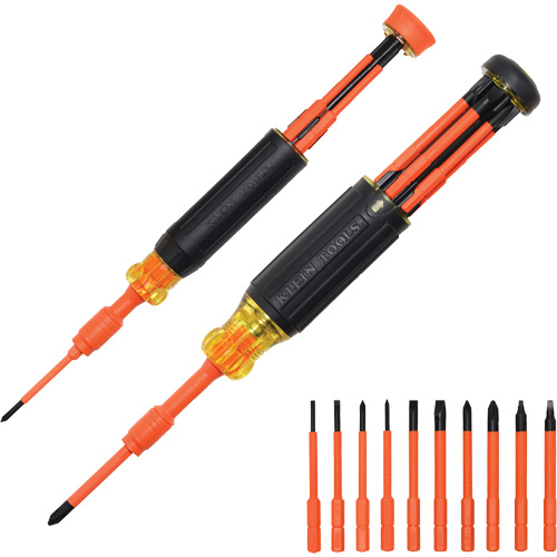 10-in-2 Insulated Auto-Lock Screwdriver Set Fastek