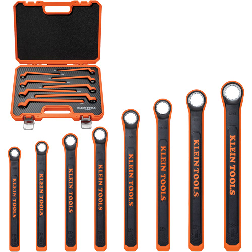 Insulated Box End Wrench Set, 1000 V, 8 Pcs Fastek