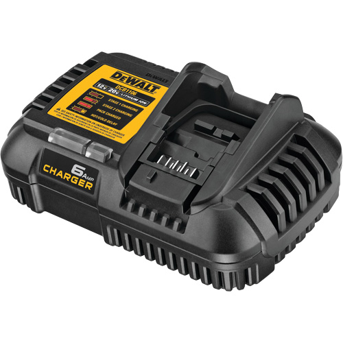 FLEXVOLT&reg; 6-Amp Fast Charger, 12 V/20 V, Lithium-Ion Fastek