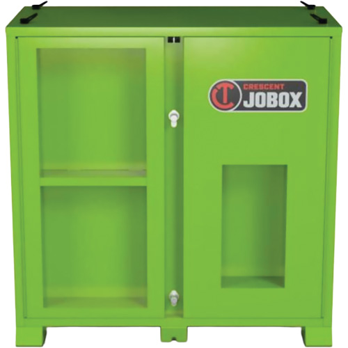 Armoire de rangement d'&eacute;PI sur place, Acier, Vert lime haute visibilit&eacute; Fastek