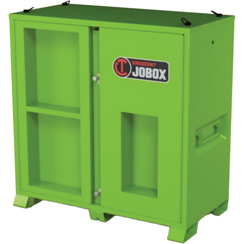 Armoire de rangement d'&eacute;PI sur place, Acier, Vert lime haute visibilit&eacute; Fastek