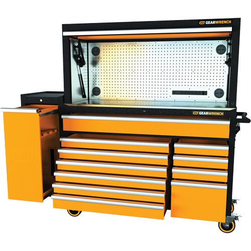 MEGAMOD Master Mechanics Tool Set in Premium Modular Foam Trays with Tool Storage & Shop Equipment, 1331 Pieces Fastek