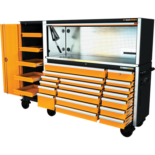 MEGAMOD Mechanics Tool Set in Premium Modular Foam Trays with Tool Storage & Shop Equipment, 1629 Pieces Fastek