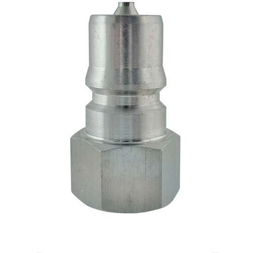 Hydraulic Quick Coupler - Plug, Stainless Steel, 3/4" Dia. Fastek
