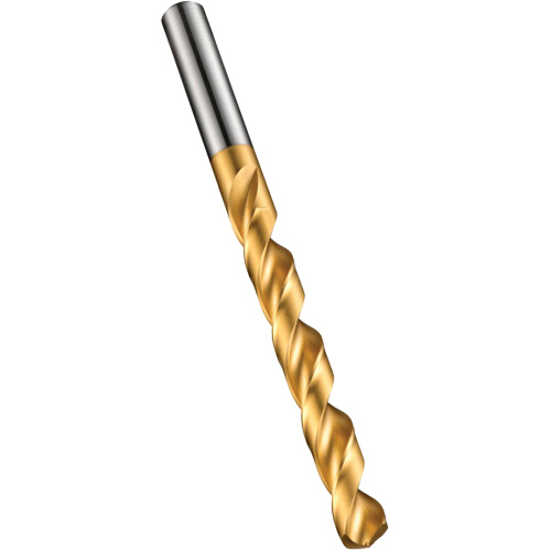 Jobber Drill Bit, High Speed Steel, 1/4", 101 mm L, 63 mm Flute, 130° Point Angle Fastek
