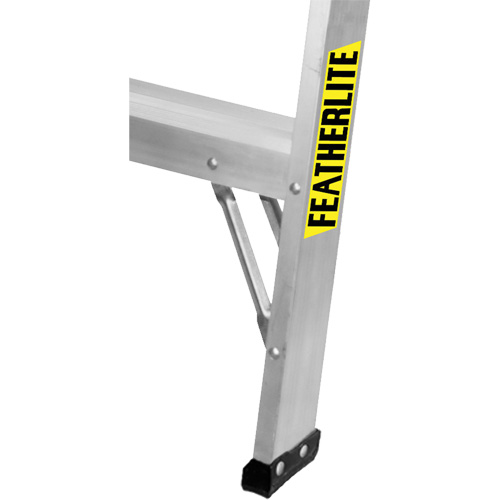 Industrial-Duty Sawhorse, 2' H x 31.9375" W x 23.50" D, 300 lbs. Capacity, Aluminum Fastek