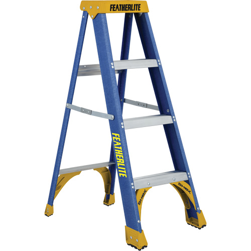 Industrial Duty Stepladders (6300 Series), 4', Fibreglass, 250 lbs. Capacity, Type 1 Fastek