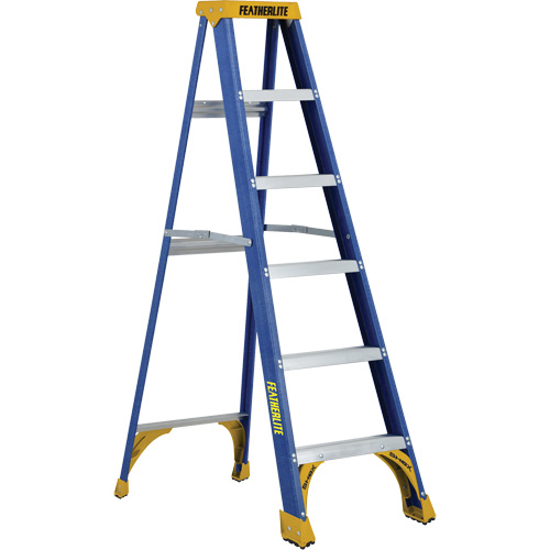 Industrial Duty Stepladders (6300 Series), 6', Fibreglass, 250 lbs. Capacity, Type 1 Fastek