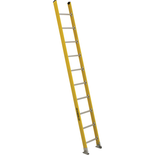Industrial Extra Heavy-Duty Straight Ladders (5600 Series), 10', Fibreglass, 375 lbs., CSA Grade 1AA Fastek