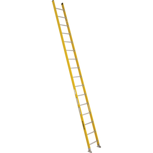 Industrial Extra Heavy-Duty Straight Ladders (5600 Series), 16', Fibreglass, 375 lbs., CSA Grade 1AA Fastek