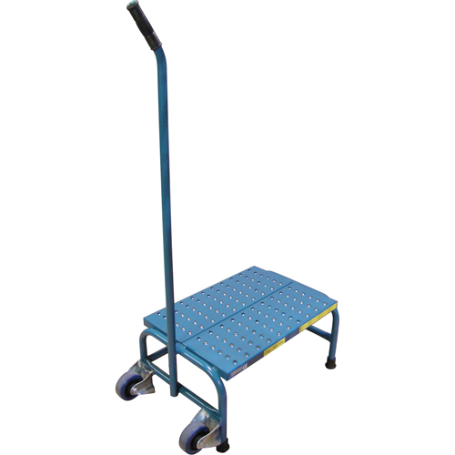 Escabeaux roulants Tilt-N-Roll, 1 marche(s), 16" l x 29" la x 12" h, Capacit&eacute; 300 lb Fastek